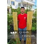 ÇERMİK FİDANCILIK Bambu Fidan Bitki Destek Çubuğu 10 Adet 2 Metre Boy