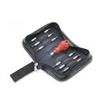 Cerpa-Norm Cer-pa Norm 1007 44 1072 7 Parça Mini Multi Sistem Tornavida Seti Kırmızı
