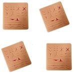 Cerrahi Dikiş Atma Seti 4 Adet Sütür Doktor Diş Hekimi Kesik Sütür Eğitim Seti 19 x 18 Cm