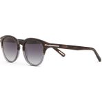 Cerruti 1881 Cr 80029 C4 Havana Oval Erkek Güneş Gözlüğü - Gri - Kahverengi