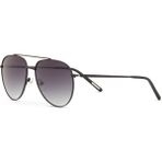 Cerruti 1881 Cr 80050 C4 Siyah Pilot Erkek Güneş Gözlüğü - Mat Siyah