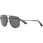 Cerruti 1881 Cr 80067 C4 Siyah Geometrik Erkek Güneş Gözlüğü - Mat Siyah