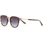 Cerruti 1881 Cr 80081 Oval Havana - Altın Erkek Güneş Gözlüğü - Kahverengi - Altın