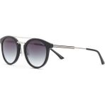 Cerruti 1881 Cr 80083 C1 Siyah Oval Erkek Güneş Gözlüğü - Siyah - Gümüş