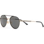 Cerruti 1881 Cr 80084 C3 Siyah Pilot Erkek Güneş Gözlüğü - Siyah - Altın
