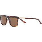 Cerruti 1881 Cr 80085 C2 Havana Dikdörtgen Erkek Güneş Gözlüğü - Kahverengi - Altın