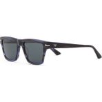 Cerruti 1881 Cr 80087 C4 Lacivert Dikdörtgen Erkek Güneş Gözlüğü - Gümüş - Mavi