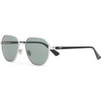 Cerruti 1881 Cr 80091 C1 Silver Geometrik Erkek Güneş Gözlüğü - Gümüş