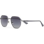 Cerruti 1881 Cr 80091 C3 Metalik Geometrik Erkek Güneş Gözlüğü - Gümüş - Gri