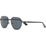 Cerruti 1881 Cr 80091 C4 Siyah Geometrik Erkek Güneş Gözlüğü - Gümüş - Siyah