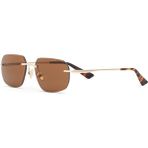 Cerruti 1881 Cr 80092 C2 Gold Geometrik Erkek Güneş Gözlüğü - Altın