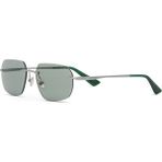 Cerruti 1881 Cr 80092 C3 Dikdörtgen Erkek Güneş Gözlüğü - Mat Gümüş