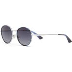 Cerruti 1881 Cr 80093 C3 Silver Oval Erkek Güneş Gözlüğü - Gümüş - Mavi