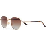 Cerruti 1881 Cr 80097 C2 Gold Geometrik Erkek Güneş Gözlüğü - Altın