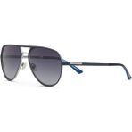 Cerruti 1881 Cr 80099 C3 Lacivert Pilot Erkek Güneş Gözlüğü - Lacivert Gri