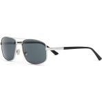 Cerruti 1881 Cr 80105 C1 Silver Dikdörtgen Erkek Güneş Gözlüğü - Gümüş