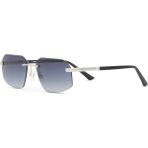 Cerruti 1881 Cr 80125 C1 Geometrik Erkek Güneş Gözlüğü - Silver