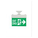 CESA TEKNOLOJİ CESA EXIT ÇIKIŞ SAĞ SOL 3 SAAT LED ACİL AYDINLATMA VE YÖNLENDİRME ARMATÜRÜ ÇİFT YÖNLÜ