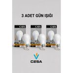 Cesaa Elektrik Cata LED Ampul Günışığı CT-4274 3200K 15 Watt - üç adet