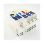 Cescesor Epson 27XL (T2711-T2714) Muadil Kolay Dolan Kartuş - 4 Renk - Renkli