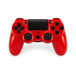 Çeşithane Doubleshock 4 Kablosuz Oyun Kolu – PS4 / PC/Android Uyumlu, Bluetooth Gamepad, Titreşimli, Touchpad & Gyro Sensörlü Kontrolcü (Kırmızı)