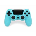 Çeşithane Doubleshock 4 Kablosuz Oyun Kolu – PS4 / PC/Android Uyumlu, Bluetooth Gamepad, Titreşimli, Touchpad & Gyro Sensörlü Kontrolcü (Turkuaz)