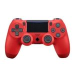 Çeşithane Doubleshock 4 Kablosuz PS4 Oyun Kolu – Hızlı Tepki, Ergonomik Tasarım, Çoklu Titreşim, Uzun Pil Ömrü – PlayStation 4 ve PC Uyumlu Gamepad (Kırmızı)