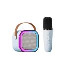Çeşithane K12 Mini Taşınabilir Karaoke Seti - Rgb Işıklı Bluetooth Hoparlör Ve Kablosuz Mikrofon, Ses Değiştiricili Çocuk Oyuncak & Ev Part