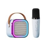 Çeşithane K12 Mini Taşınabilir Karaoke Seti - Rgb Işıklı Bluetooth Hoparlör Ve Kablosuz Mikrofon, Ses Değiştiricili Çocuk Oyuncak & Ev Partisi Sistemi