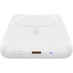 Çeşithane Magsafe Kablosuz Şarj Cihazı – 15W Hızlı Şarj Destekli Wireless Şarj Aleti, Manyetik Telefon Şarj Pedi, Type-C Girişli - Beyaz