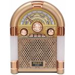 Çeşithane Meier M-68BT Retro Bluetooth Radyo FM AM SW 3 Bant Şarjlı Taşınabilir Hoparlör USB TF Kart Destekli Nostaljik Müzik Kutusu