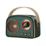 Çeşithane Retro Vintage Kablosuz Bluetooth Hoparlör - 3D Surround Ses Kaliteli, Fm Radyo, Usb/Tf Kart/Aux Destekli Nostaljik Tasarım Hediye Seti