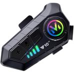 Çeşithane Y102x Bluetooth Interkom 2 Kişilik Motosiklet Kask İçi Kulaklık Seti Kablosuz Intercom Mikrofonlu Sürüş Kulaklığı Çiftli Set
