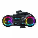 Çeşithane Y13 Pro Kameralı/Işıklı Motosiklet İnterkom - Renkli Rgb Işık Efektli, Bluetooth 5.3 Destekli, Su Geçirmez Ve Yüksek Kaliteli
