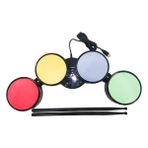 cesoyuncak Clone Hero Pc Uyumlu Guitar Hero Davul Set - siyah beyaz - Siyah - Beyaz