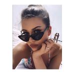 Cestello Cat Eye Siyah Güneş Gözlüğü