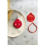 Cestopieno 2'li Noel Topu Hamur Şekillendirici (DESEN VE ŞERÇEVE KALIBI) / Kurabiye/Seramik/Oyun