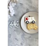 Cestopieno Ambulans Hamur Şekillendirici / Kurabiye Kalıbı - Beyaz