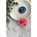 Cestopieno Balık Burcu Hamur Şekillendirici/Kurabiye Kalıbı/Karışık Renk / 6x6 cm