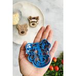 Cestopieno Mavi Ren Geyiği Kafası Hamur Şekillendirici / 7x8 cm / Kurabiye, Seramik, Oyun, Polimer Kil