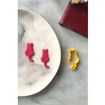 Cestopieno Minik Sarı Kedi Hamur Şekillendirici/Kurabiye Kalıbı