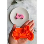 Cestopieno Motorbisiklet Hamur Şekillendirici/kurabiye/şeker/polimer Kil/oyun Hamurları