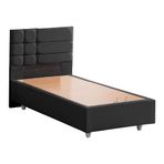 Cesur 90x190 cm Antrasit Almada Baza ve Başlık Seti