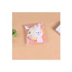 ÇET PACK 50 ADET PEMBE TAVŞAN DESENLİ ŞEKER POŞETİ BABY SHOWER DOĞUM GÜNÜ NİKAH ŞEKERİ HEDİYE PAKETİ 10X7