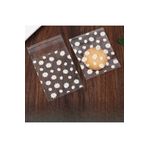 ÇET PACK 50 ADET ŞEFFAF PAPATYA DESENLİ ŞEKER KURABİYE POŞETİ BABY SHOWER DOĞUM GÜNÜ HEDİYE JELATİNİ 13X8 CM