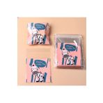 ÇET PACK 50 ADET SEVİMLİ ZEBRA DESENLİ ŞEKER POŞETİ BABY SHOWER DOĞUM GÜNÜ NİKAH ŞEKERİ HEDİYE PAKETİ 10X7