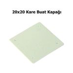 Çet-San Buat Kapağı Plastik 20X20 Kare