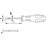 Ceta Form 4100-86M Torex Düz Uçlu 10x200 mm Tornavida