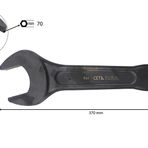 Ceta Form B23-70 70 mm Çatal Ağız Çakma Anahtar