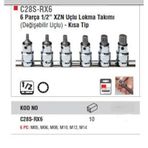 Ceta Form C28S-RX6 6 Parça XZN Uçlu Lokma Takımı